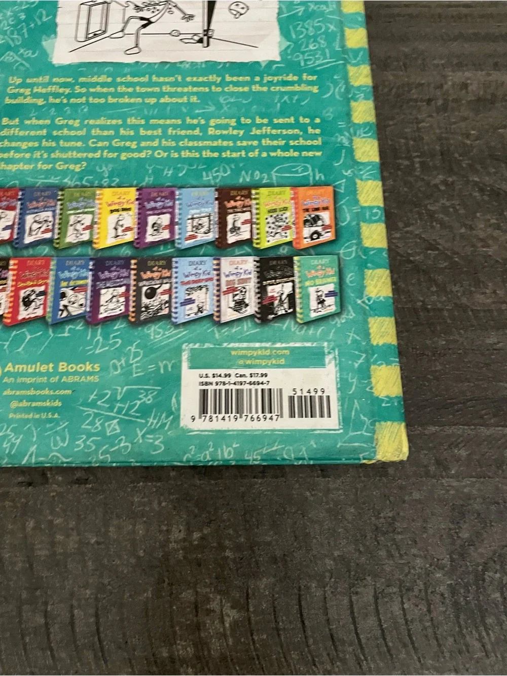 Diary of a Wimpy Kid Book Bundle - Purple & Teal Covers